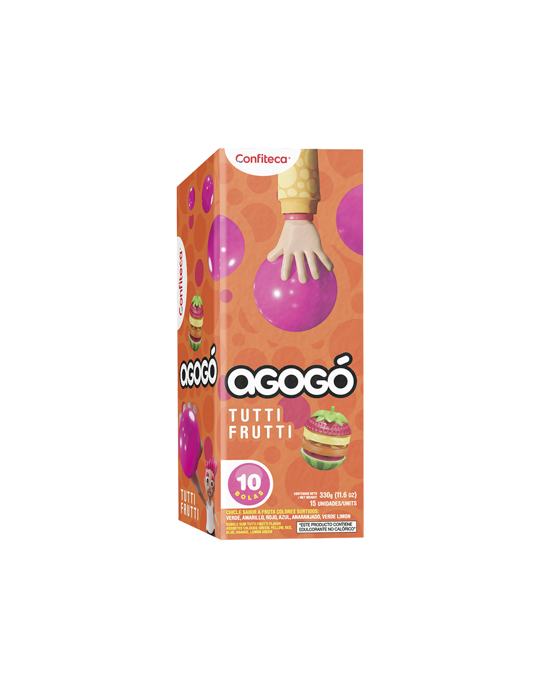 Agogo Línea Tuti Fruti (x10) x15