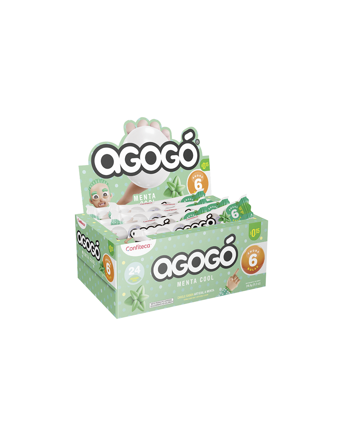 Agogo Menta Cool (x6) x24