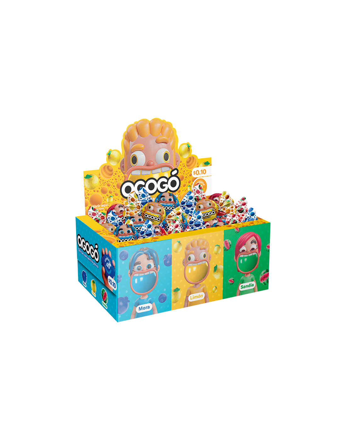 Agogó Sandía-Limón-Mora x40