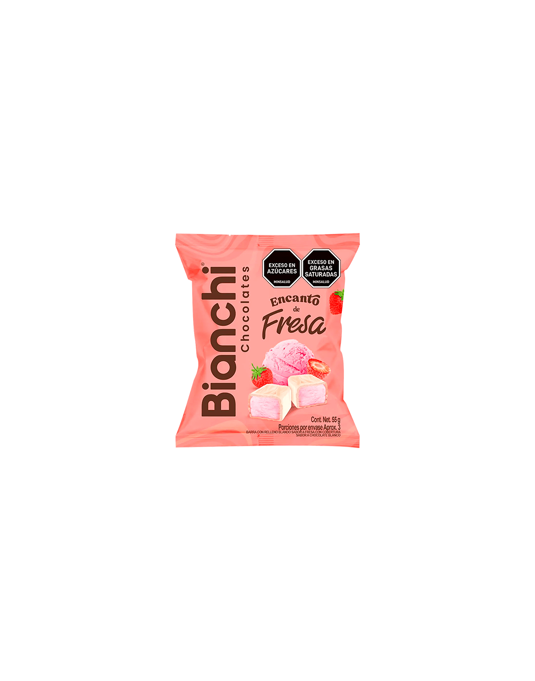 Bianchi Chocolates Encanto de Fresa 60g.