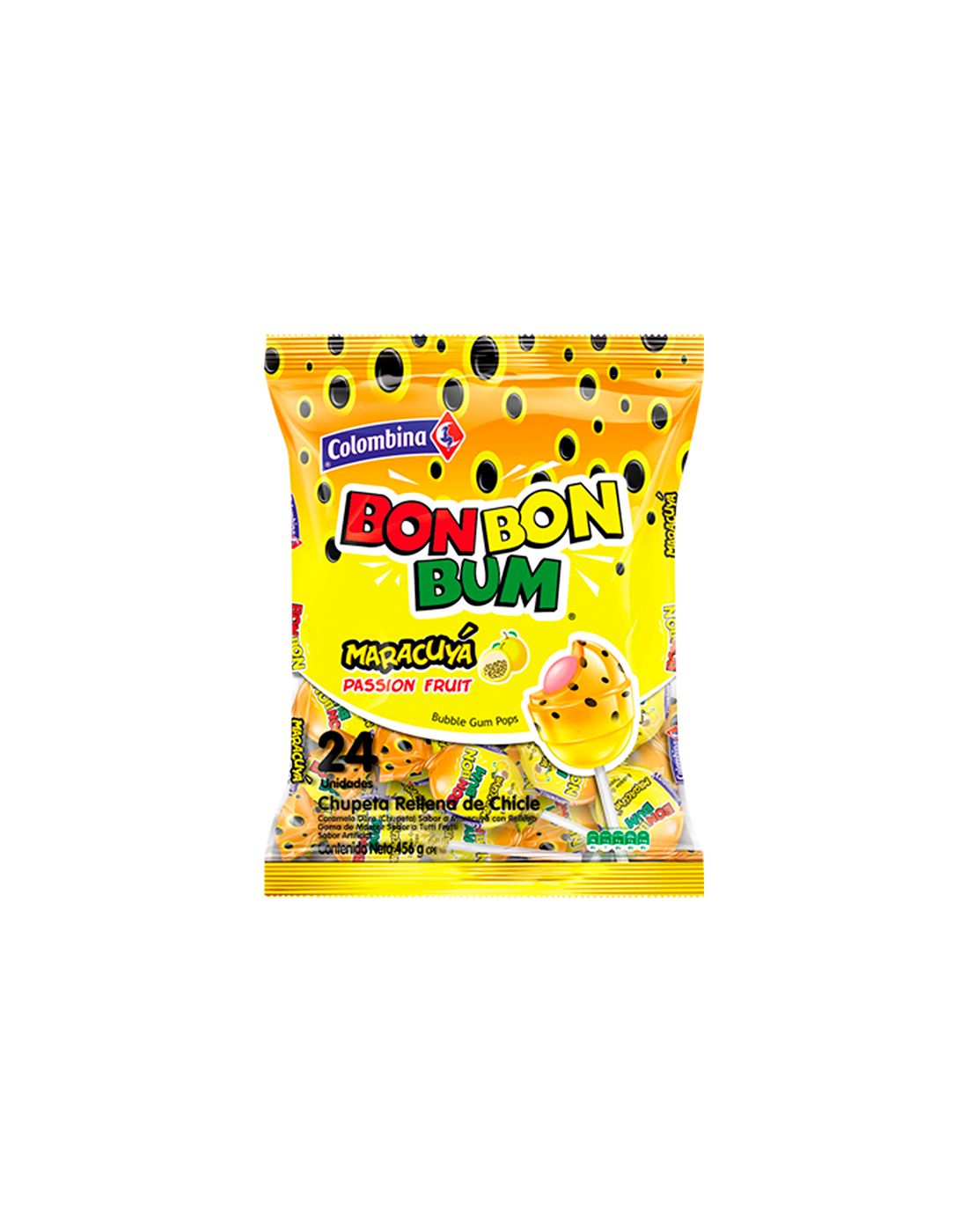 Bon Bon Bum Maracuyá Passion Fruit x24