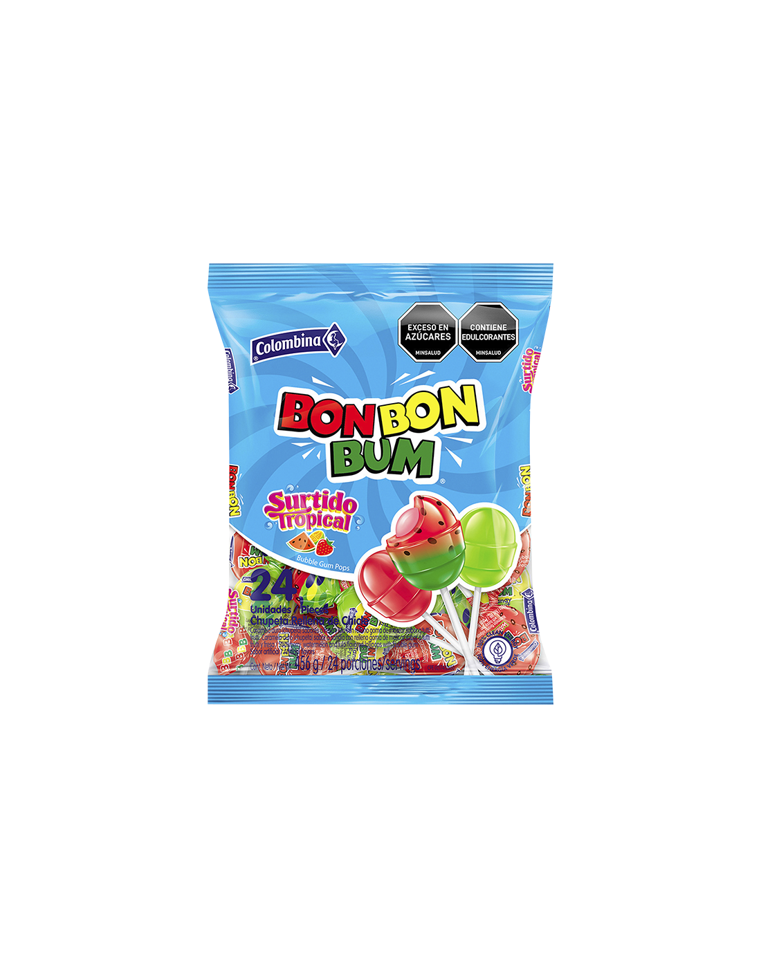 Bon Bon Bum Surtido Tropical x24