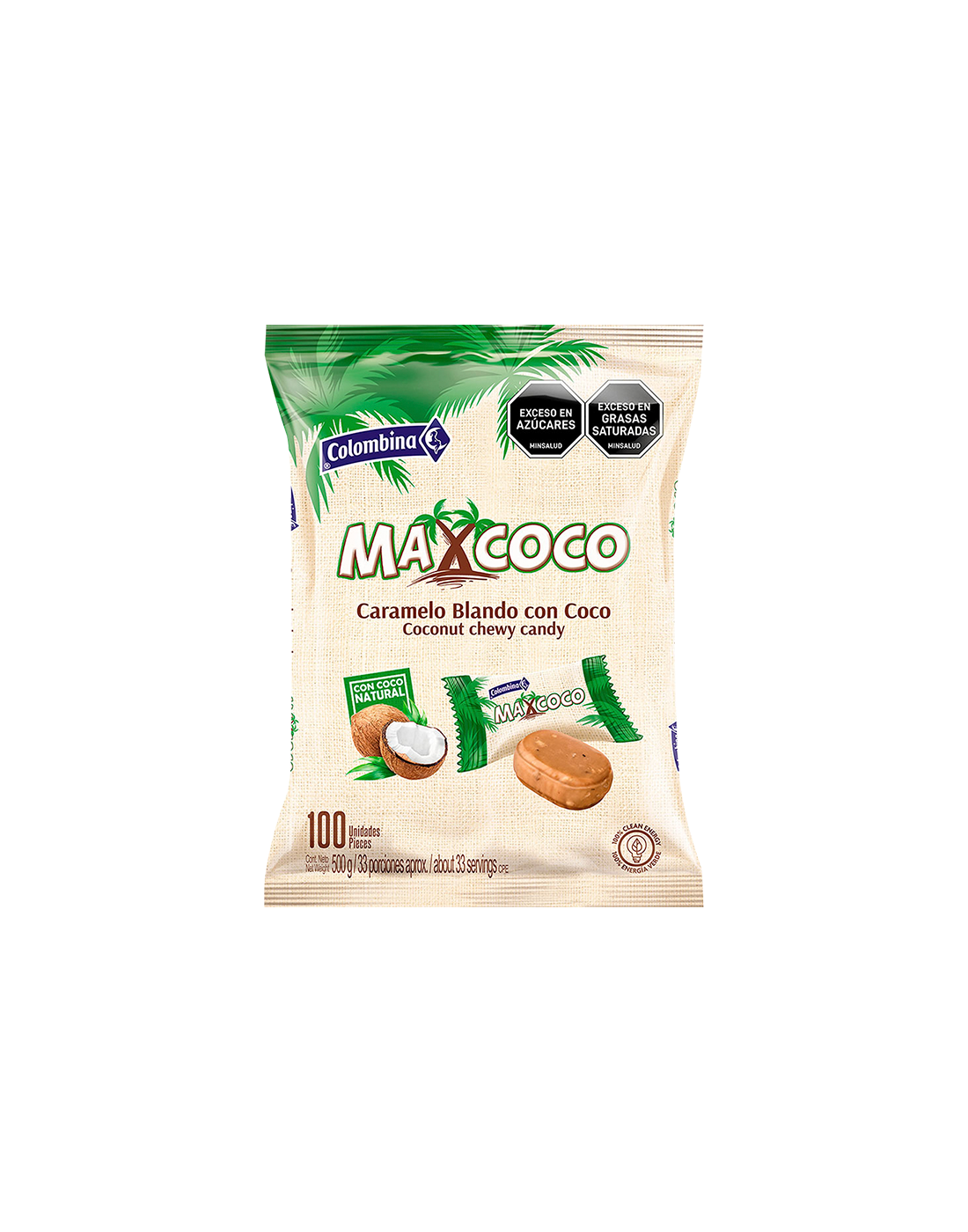 Caramelo Maxcoco Coco x50