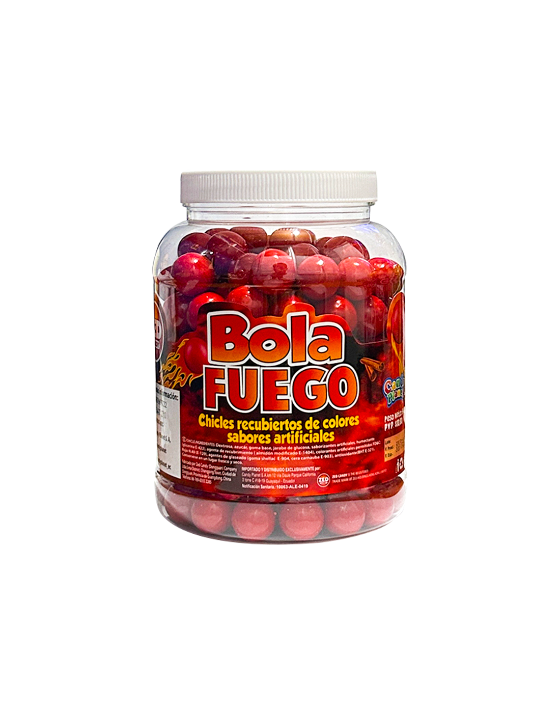 Chicle Bola Fuego Sabores Surtidos 1Kg.