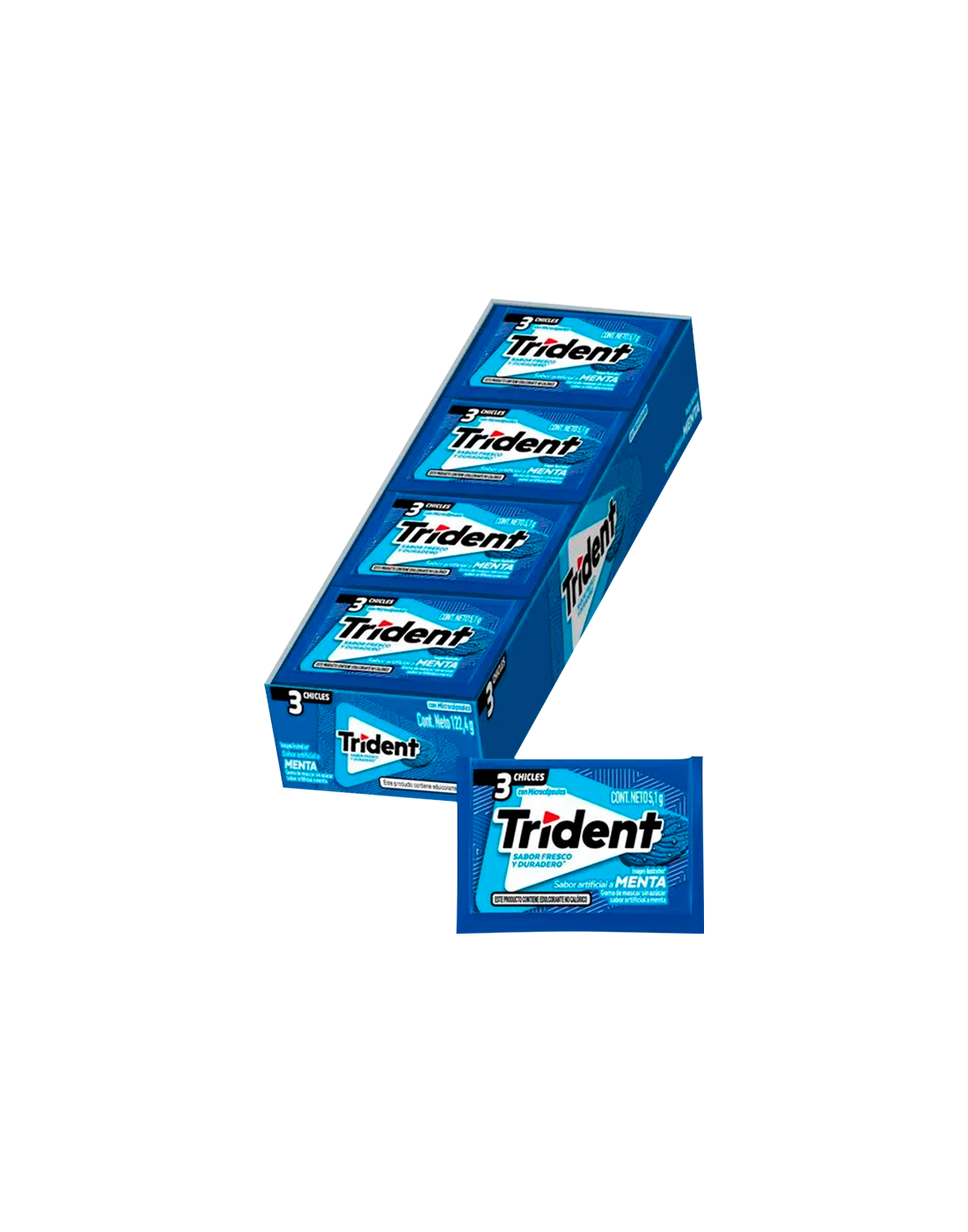 Chicle Trident Menta x24