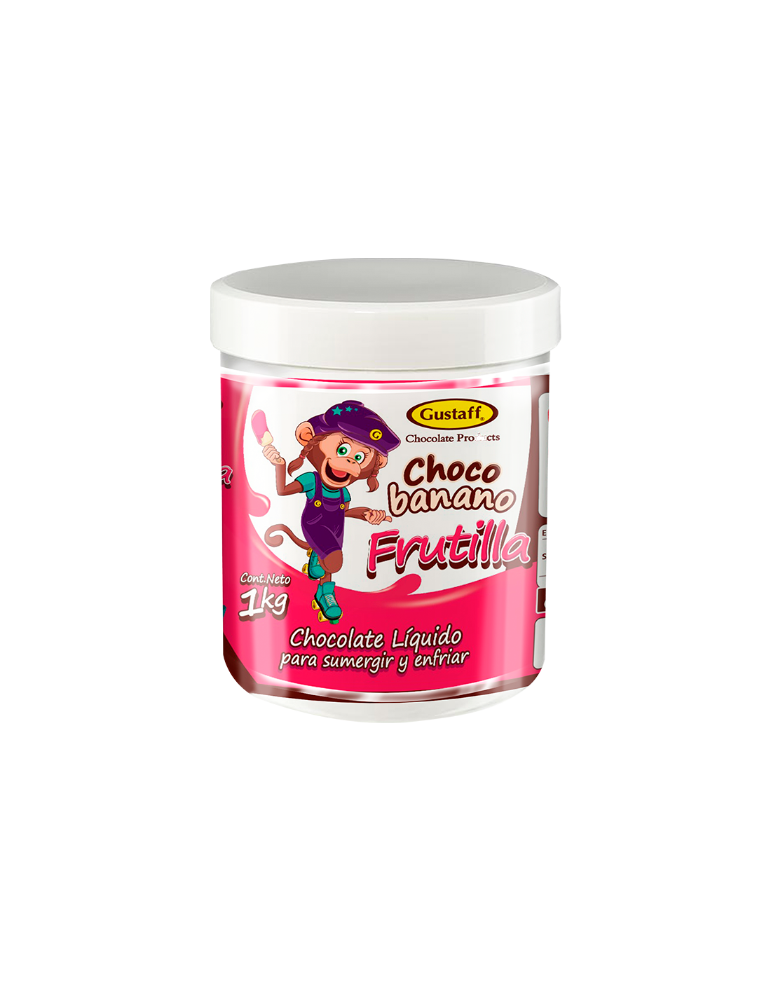 Choco Banano Frutilla 1Kg.