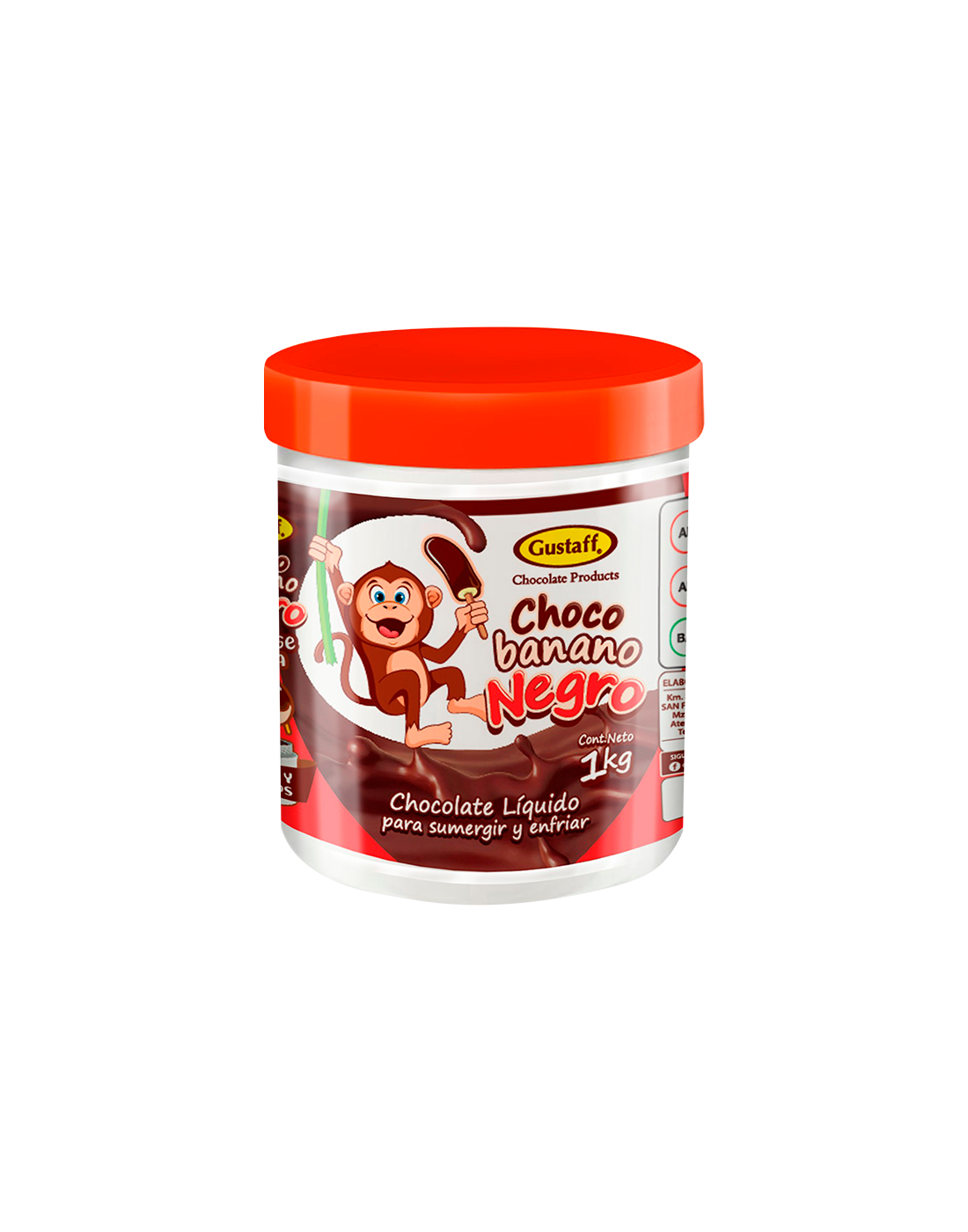 Choco Banano Negro 1Kg.