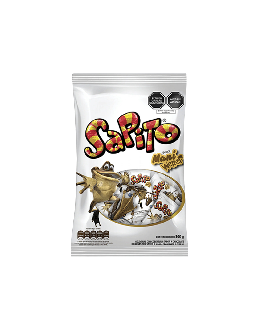 Chocolate Sapito Maní Werep Chocolate x30