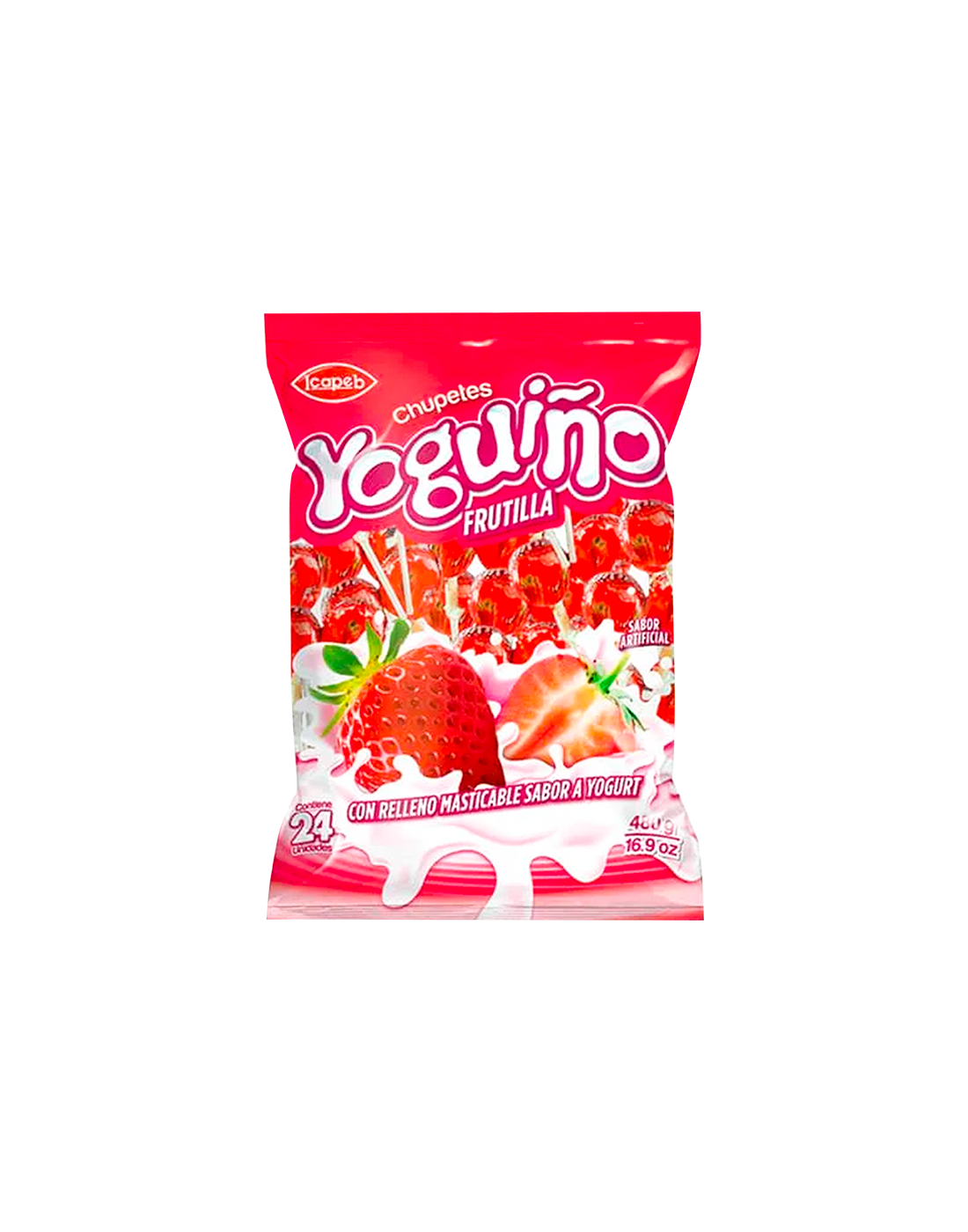 Chupete Yoguiño Frutilla x30
