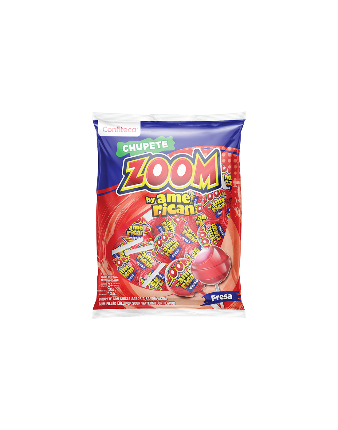 Chupete Zoom by American Fresa x24
