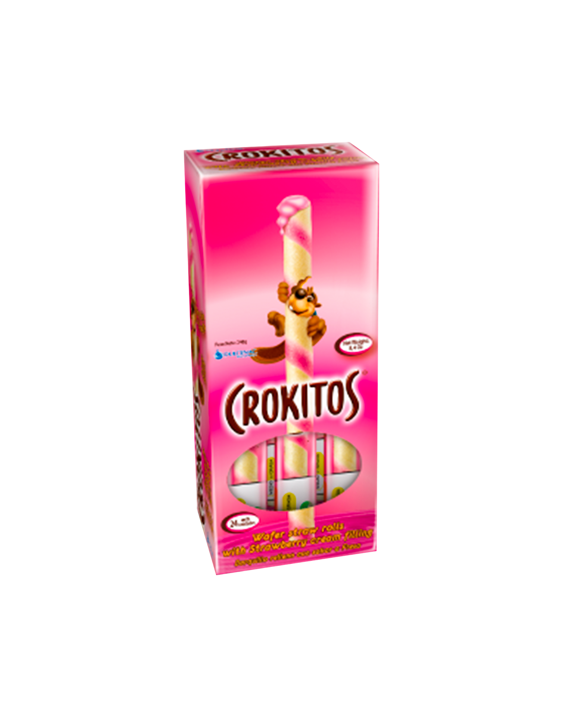 Crokitos Barquillos Fresa x12