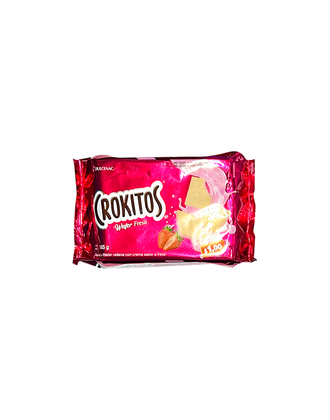 Crokitos Wafer Fresa 165g.