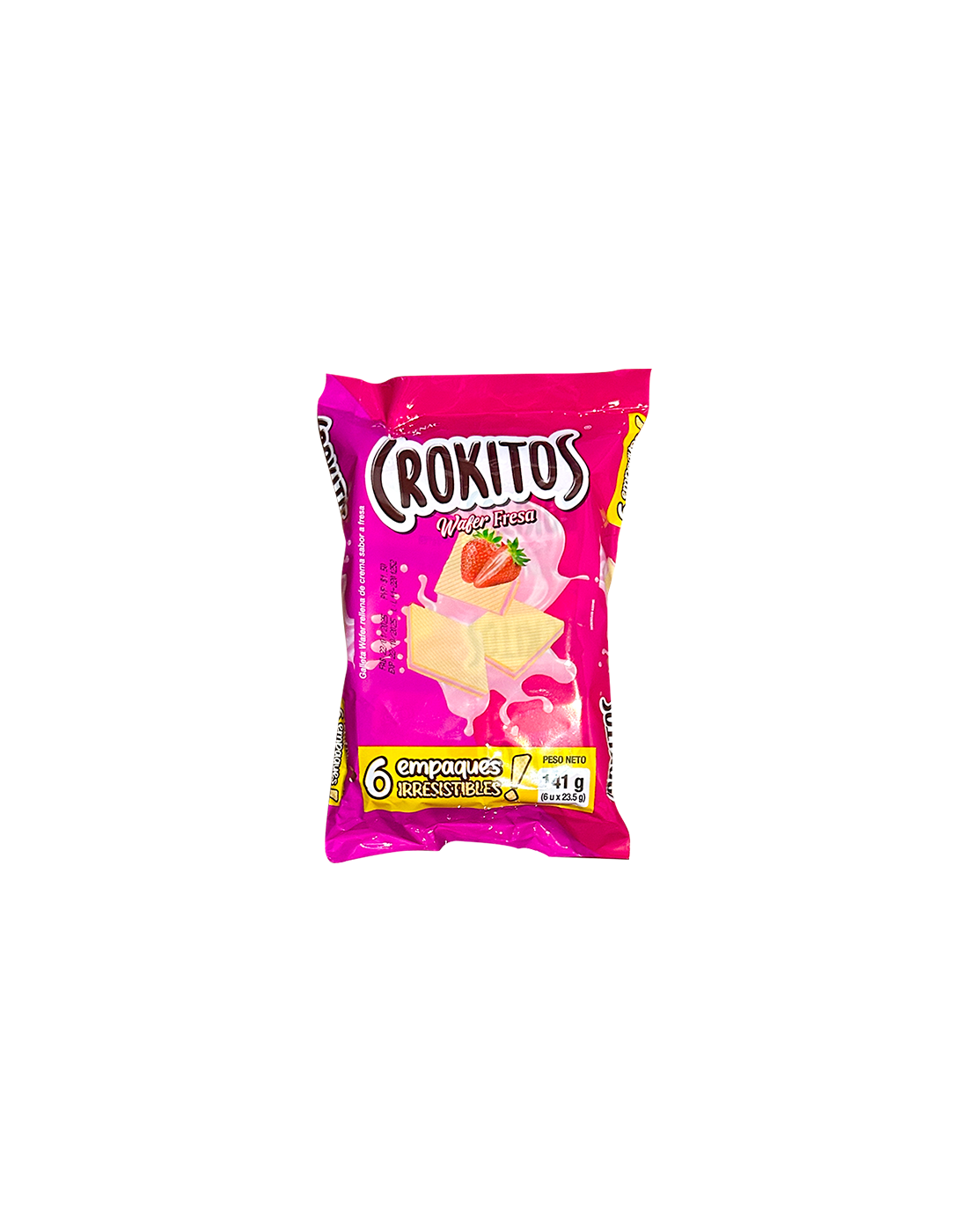 Crokitos Wafer Fresa x6