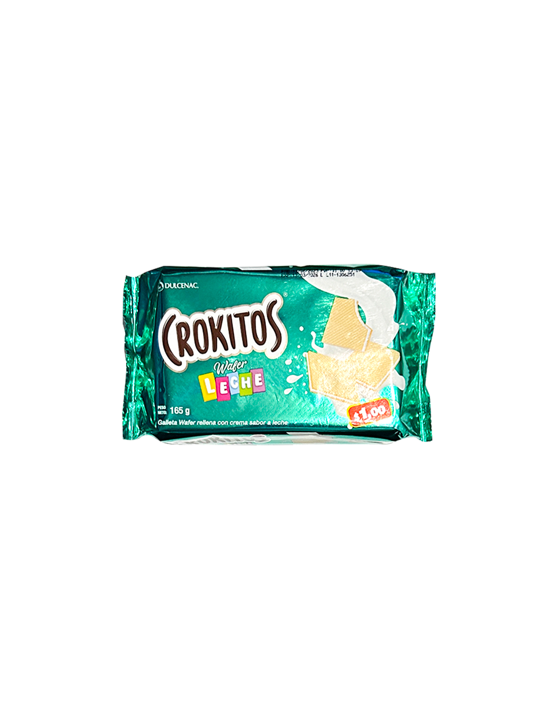Crokitos Wafer Leche 165g.