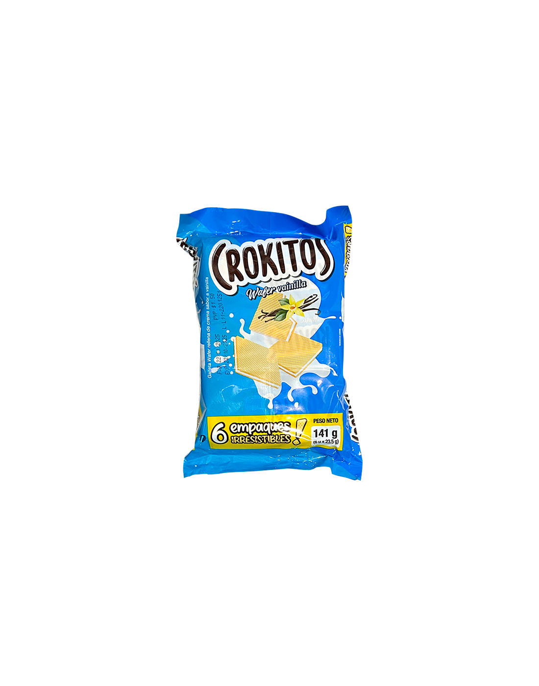 Crokitos Wafer Vainilla x6