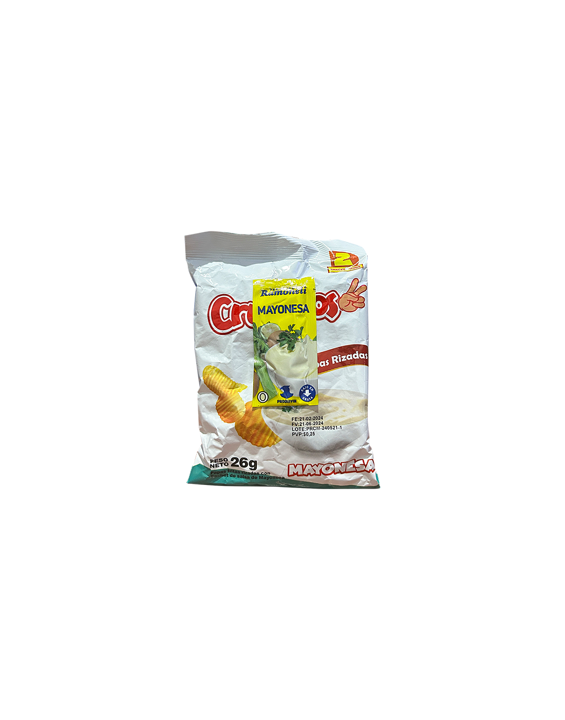 Crujidos Papas Rizadas (26g.) x12