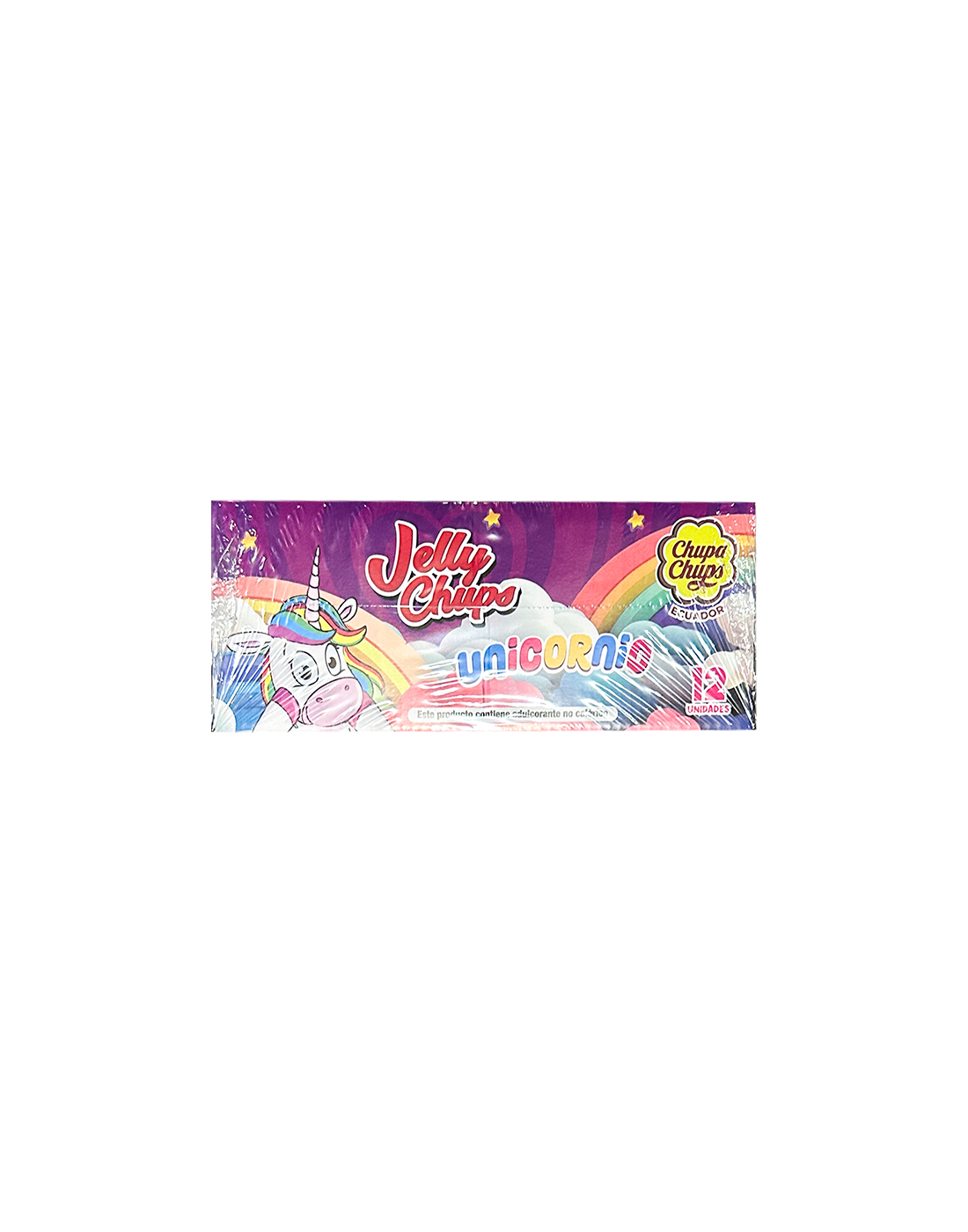 Gelatina Jelly Chups Unicornio Sabores Surtidos x12