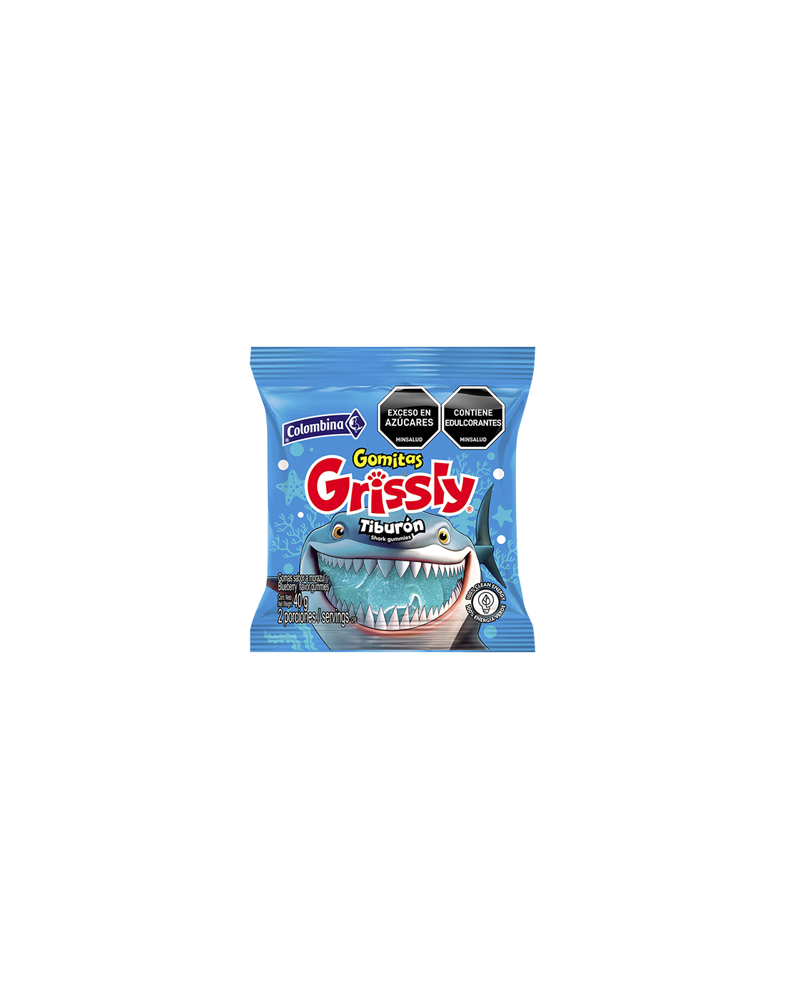 Gomita Grissly Tiburón Morazul 55g.