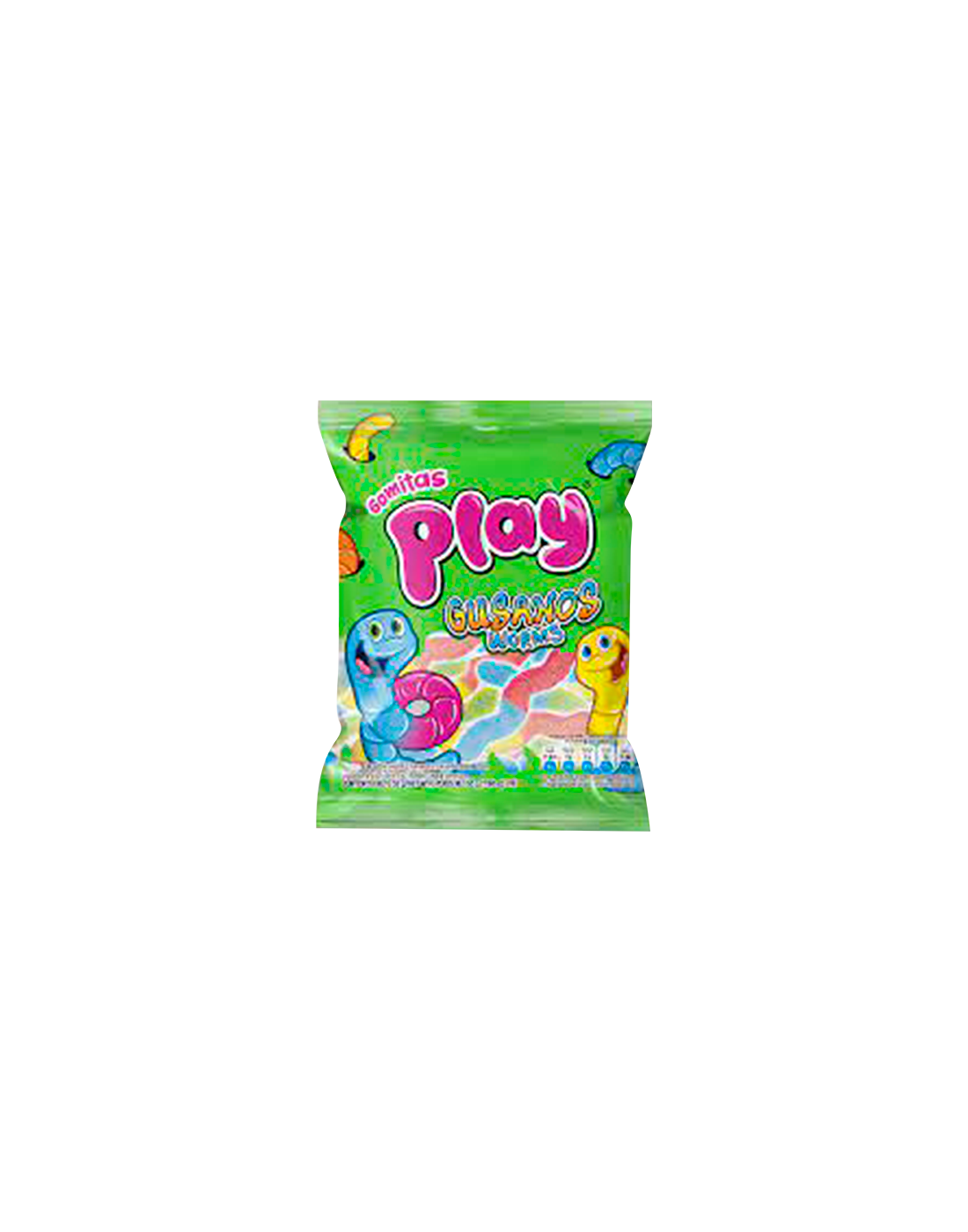 Gomitas Play Gusanos Worms 55g.