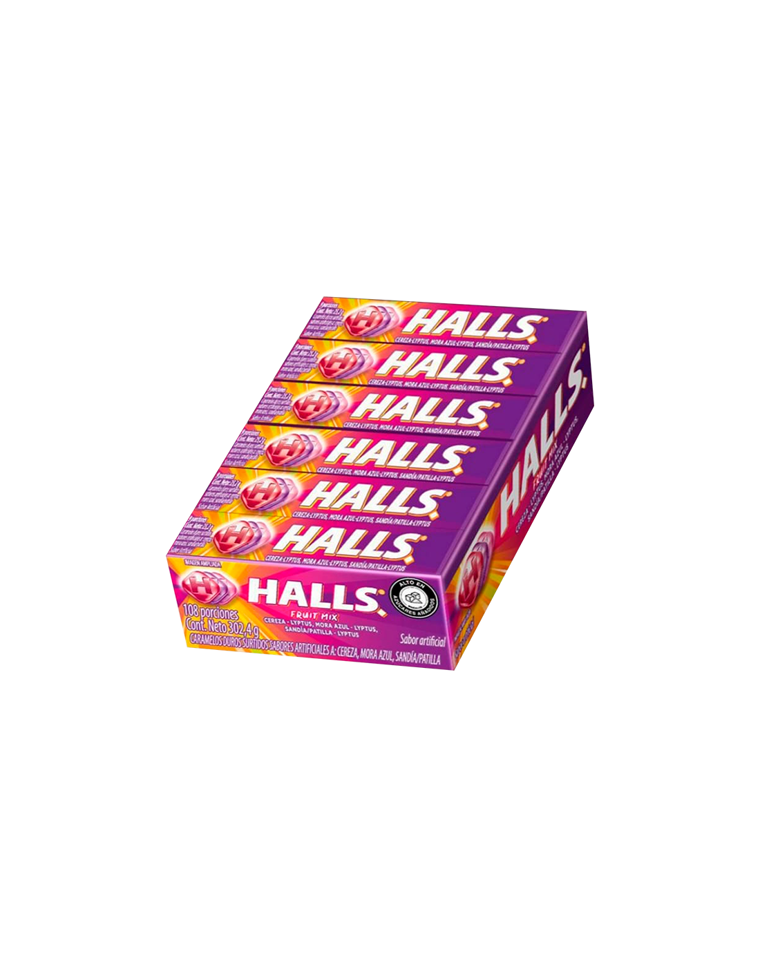 Halls Barra Fruit Mix x12