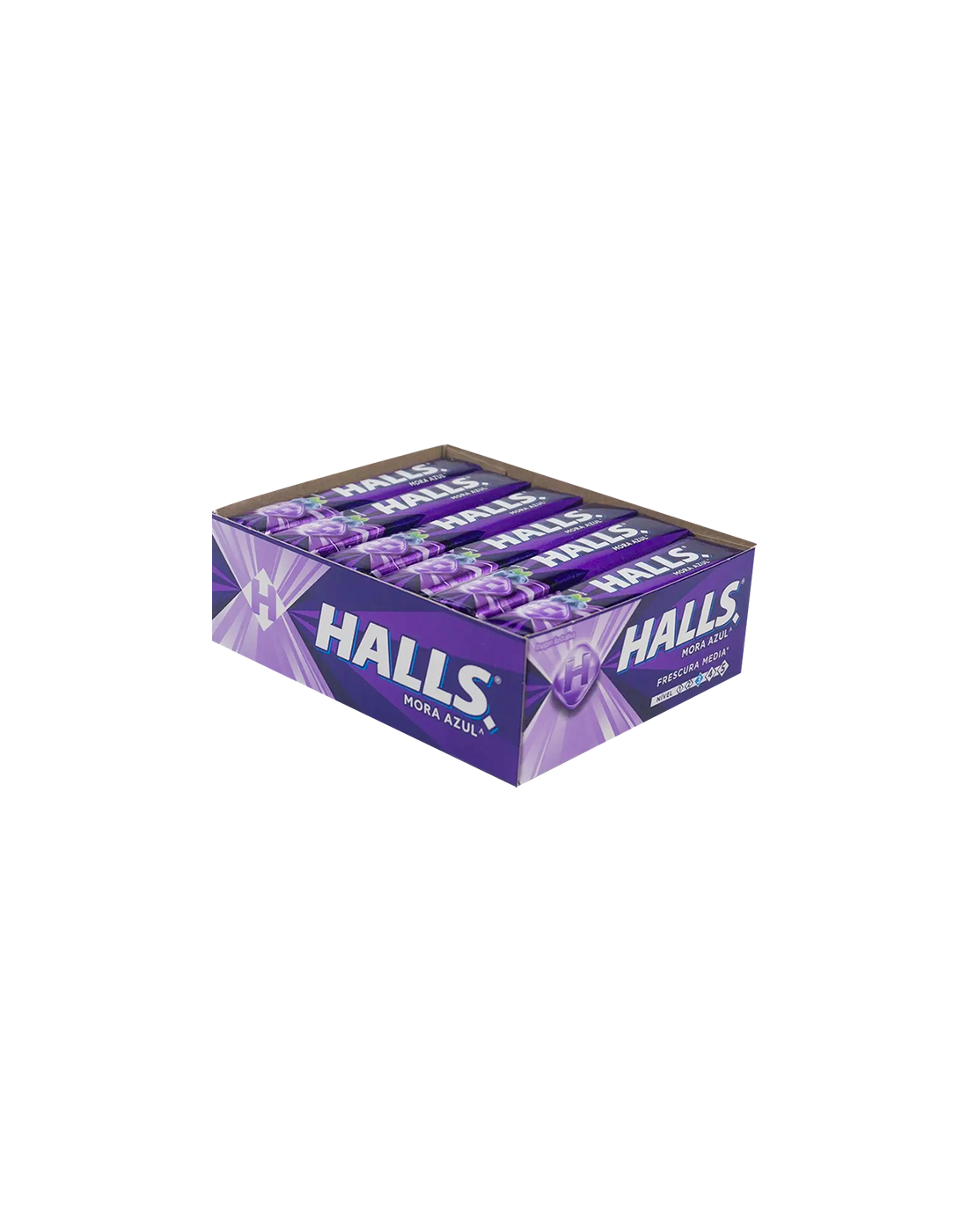 Halls Barra Mora Azul x12