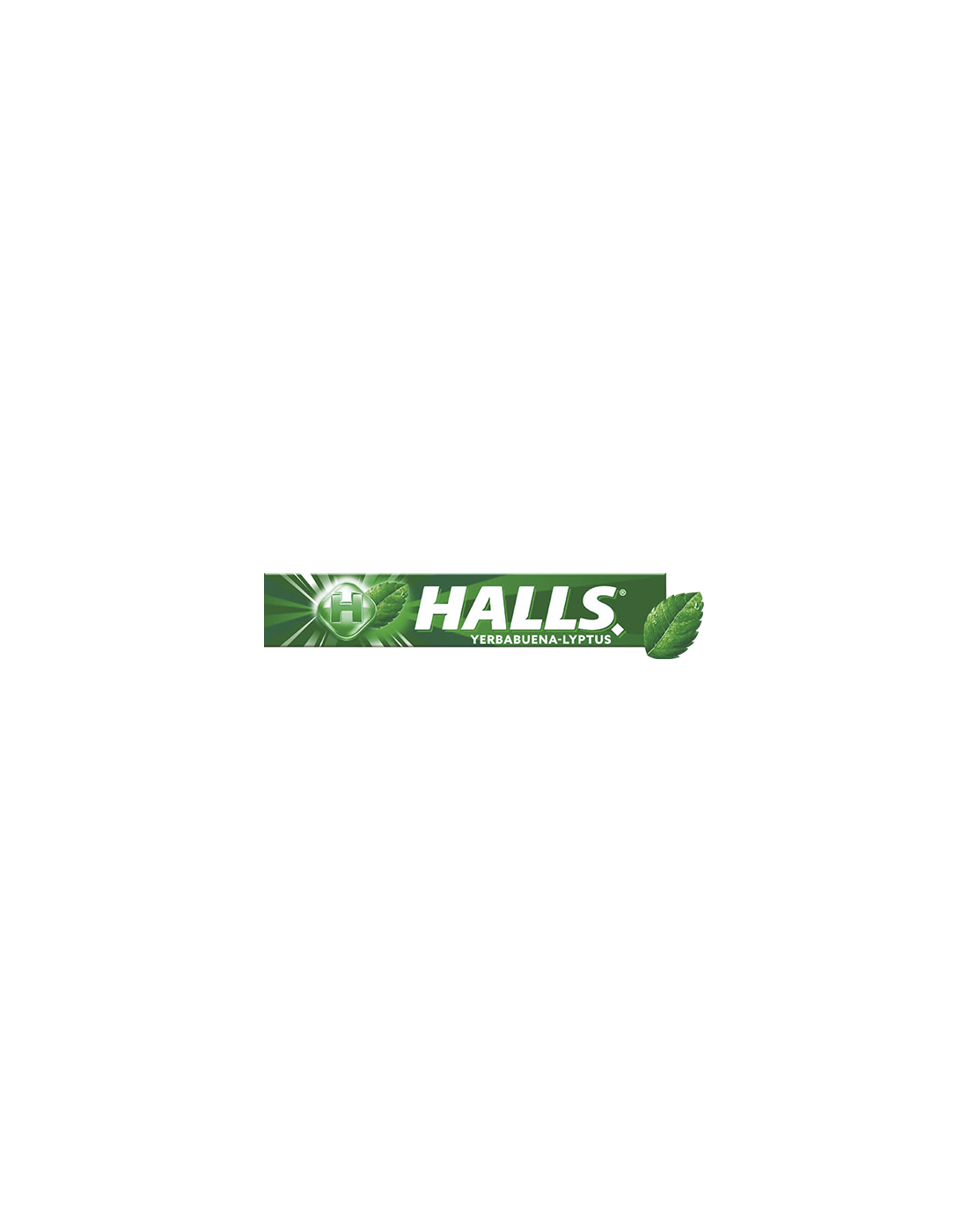 Halls Barra Yerbabuena 28g.
