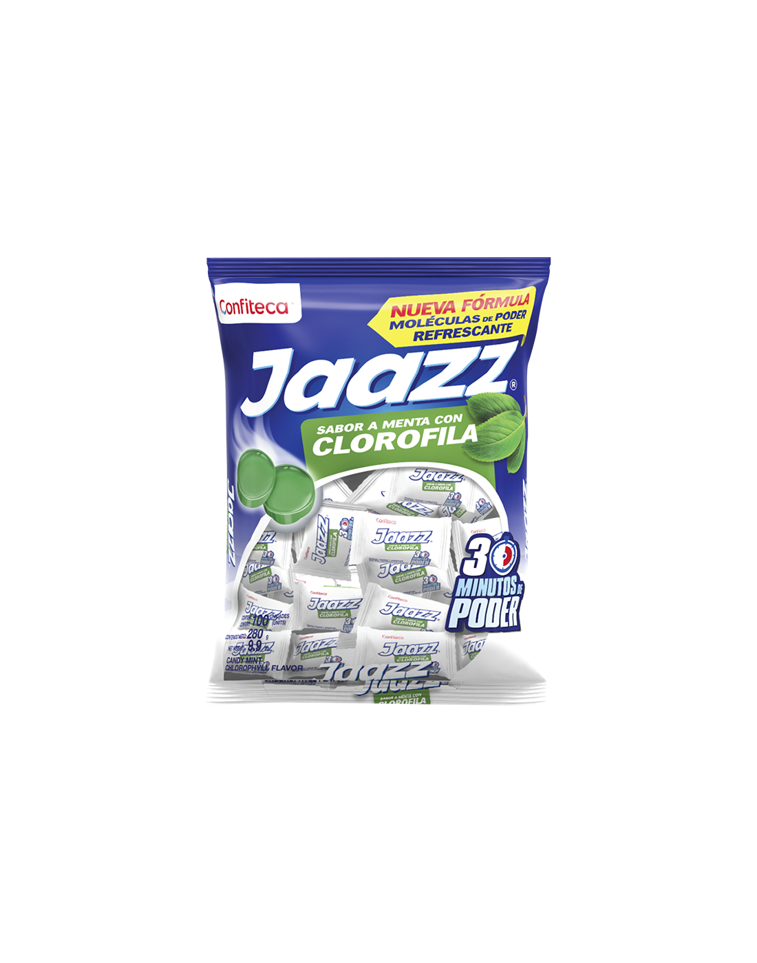 Jaazz Sabor a Menta con Clorofila x100