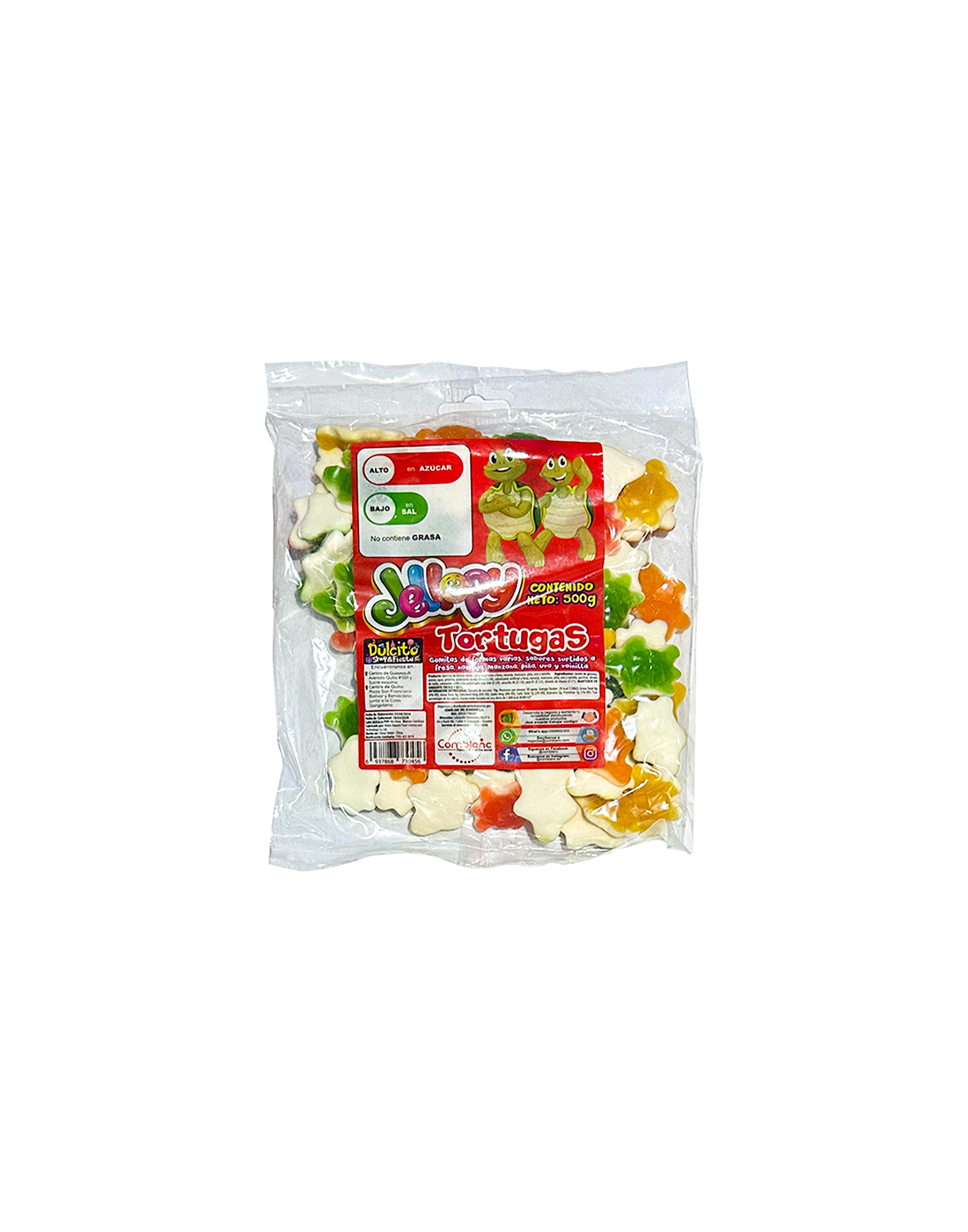 Jellopy Tortugas 500g.