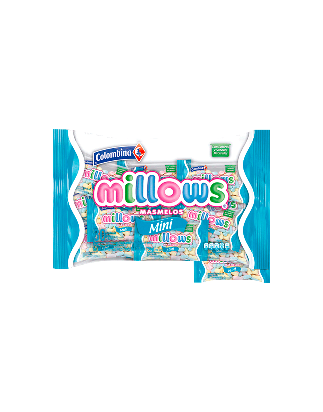 Marhmallow Millows Masmelos Mini Vainilla x30