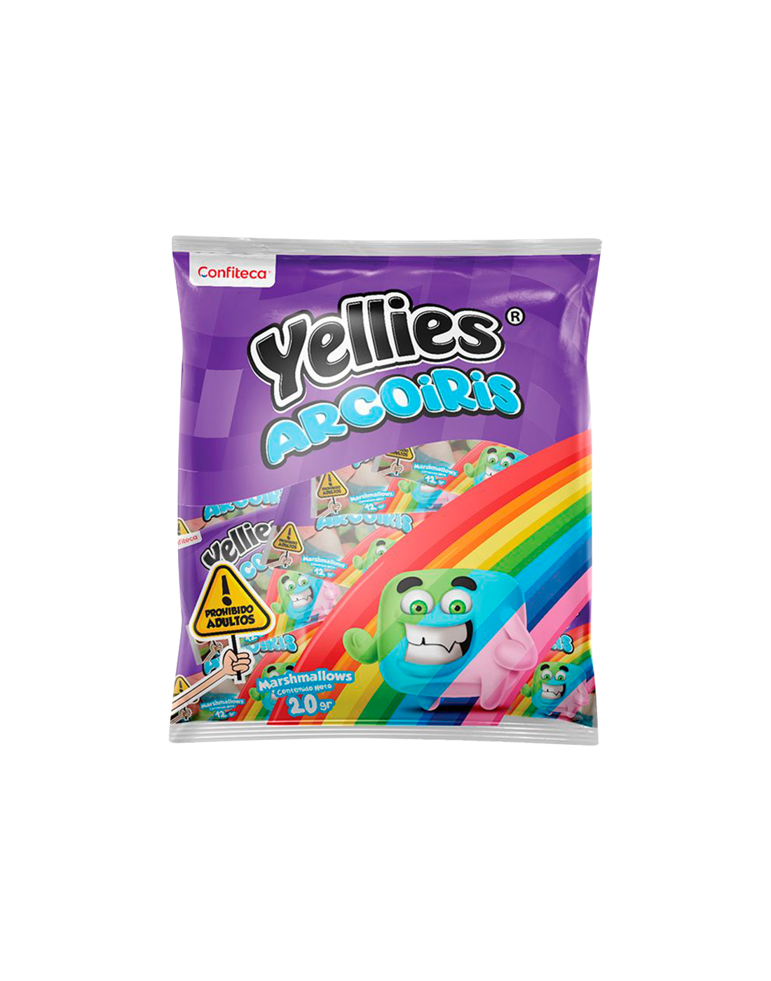 Marshmallow Yellies Arcoiris Marshmallows Vainilla x30