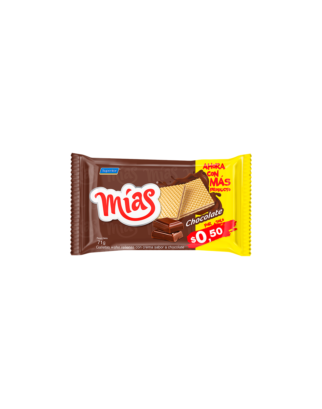 Mías Chocolate 165g.
