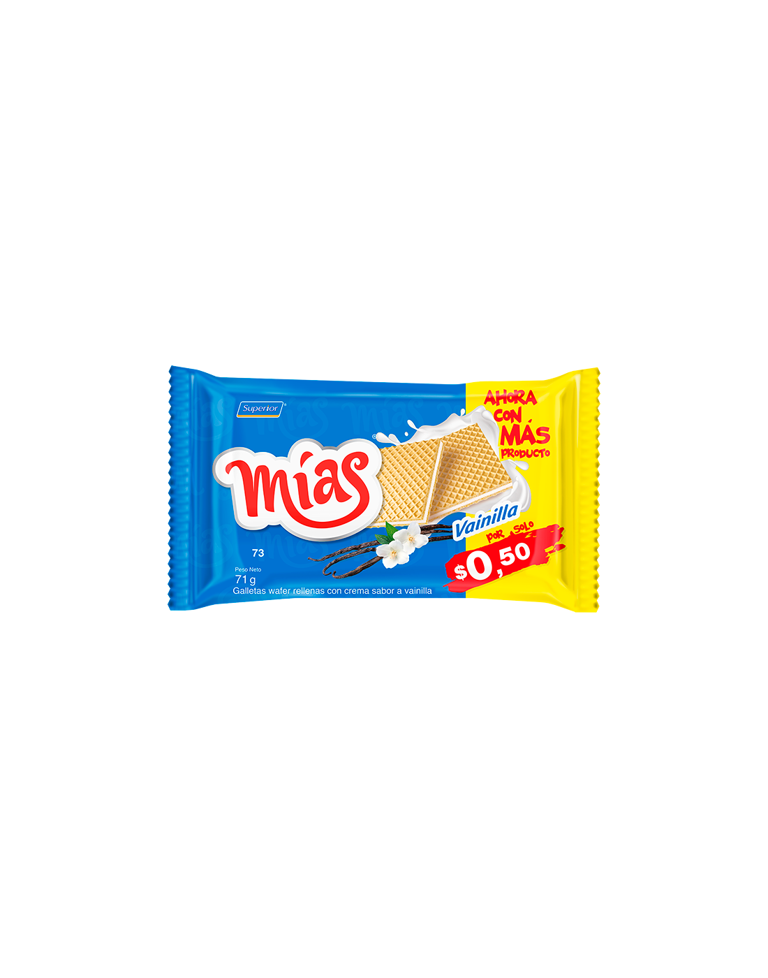 Mías Vainilla 165g.