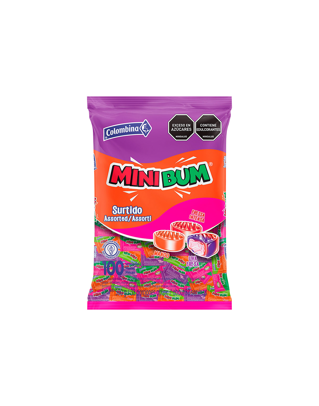 Mini Bum Surtido x100