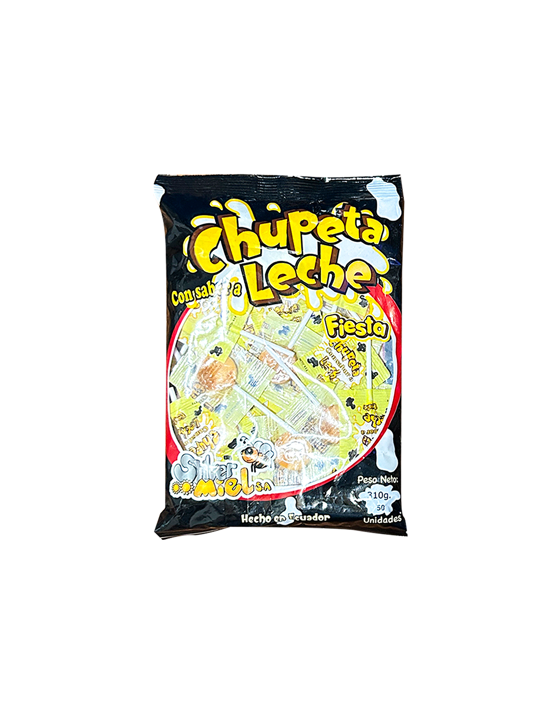 Paleta Chupeta con Sabor a Leche x50