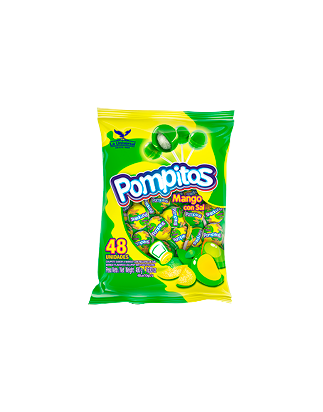 Pompitos Mango con Sal x48