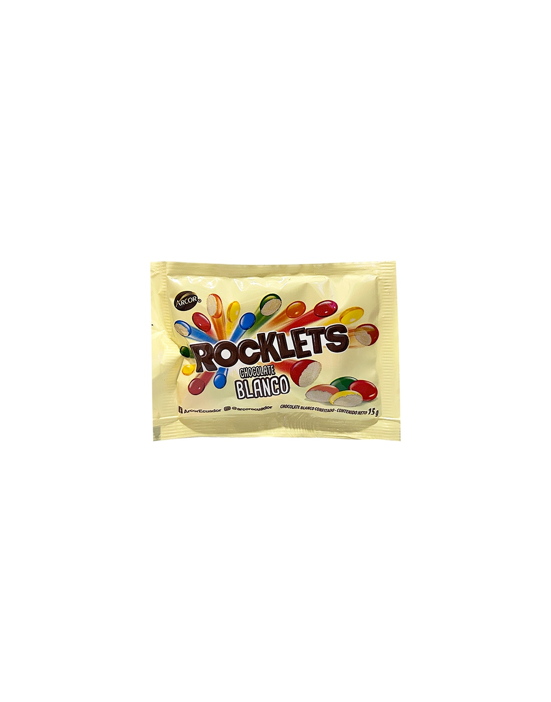 Rocklets Chocolate Blanco x24