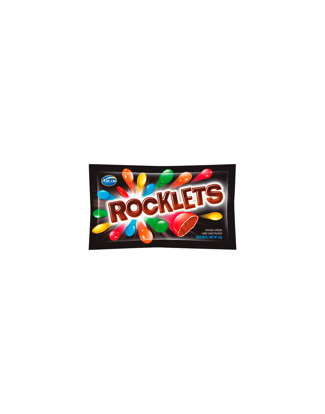Rocklets Chocolate Negro 15g.