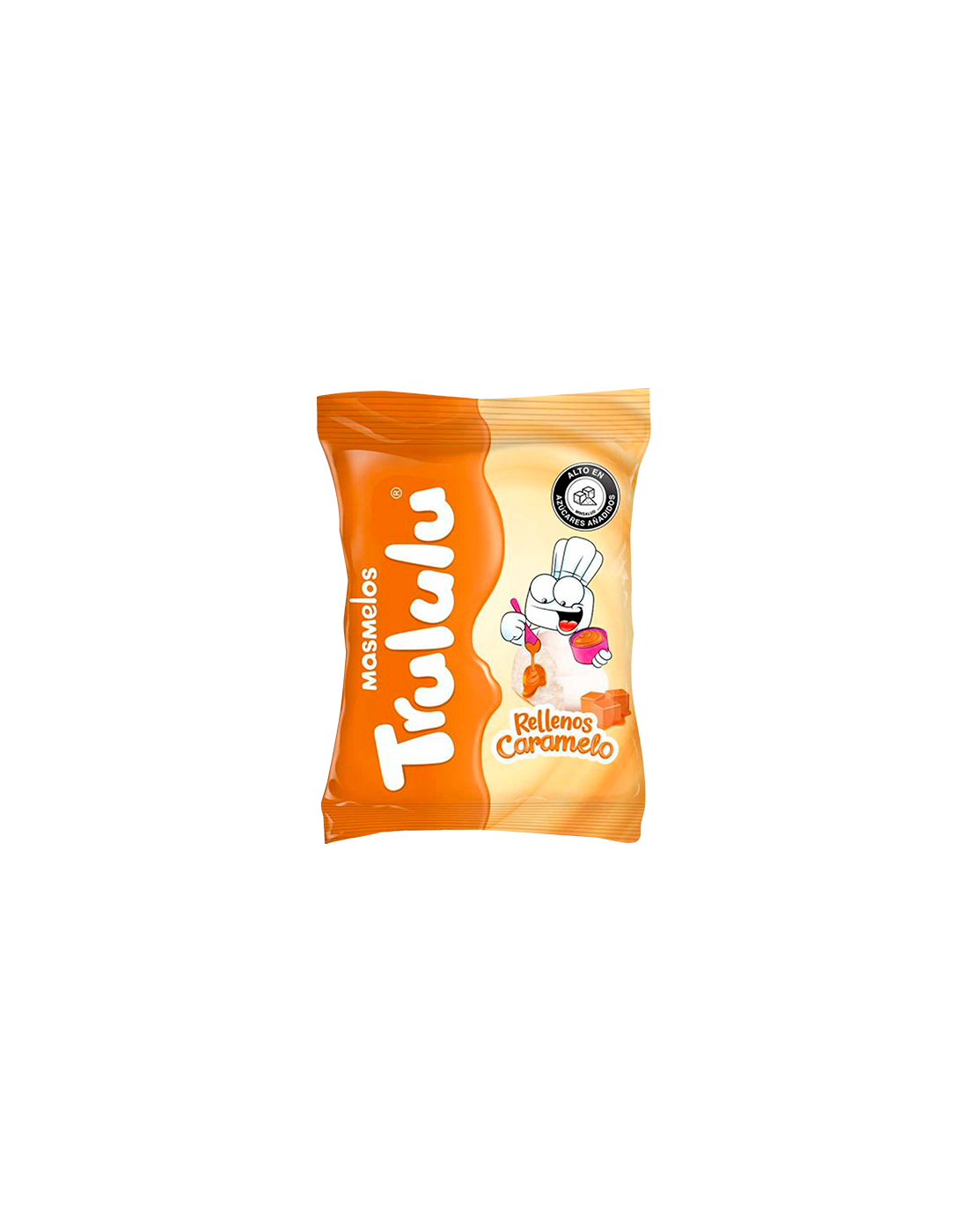 Trululu Masmelos Rellenos Caramelo 50g.