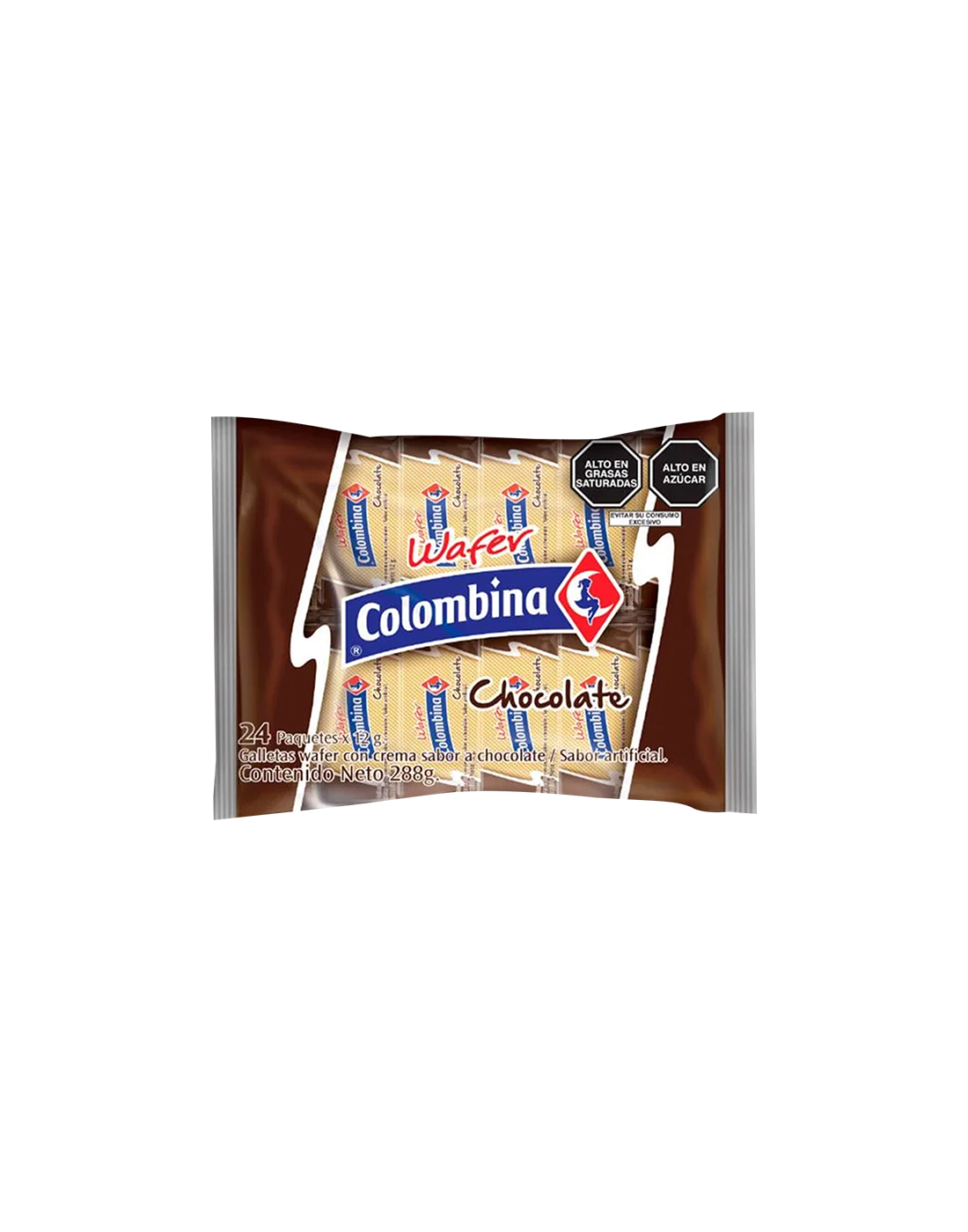 Wafer Colombina Chocolate x24