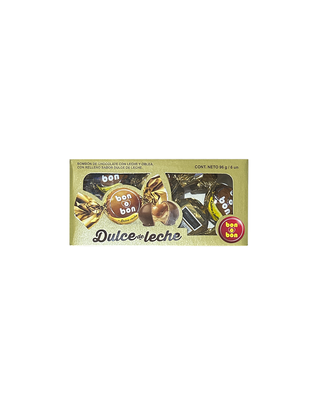 Bombón Bon o Bon Dulce de Leche x6