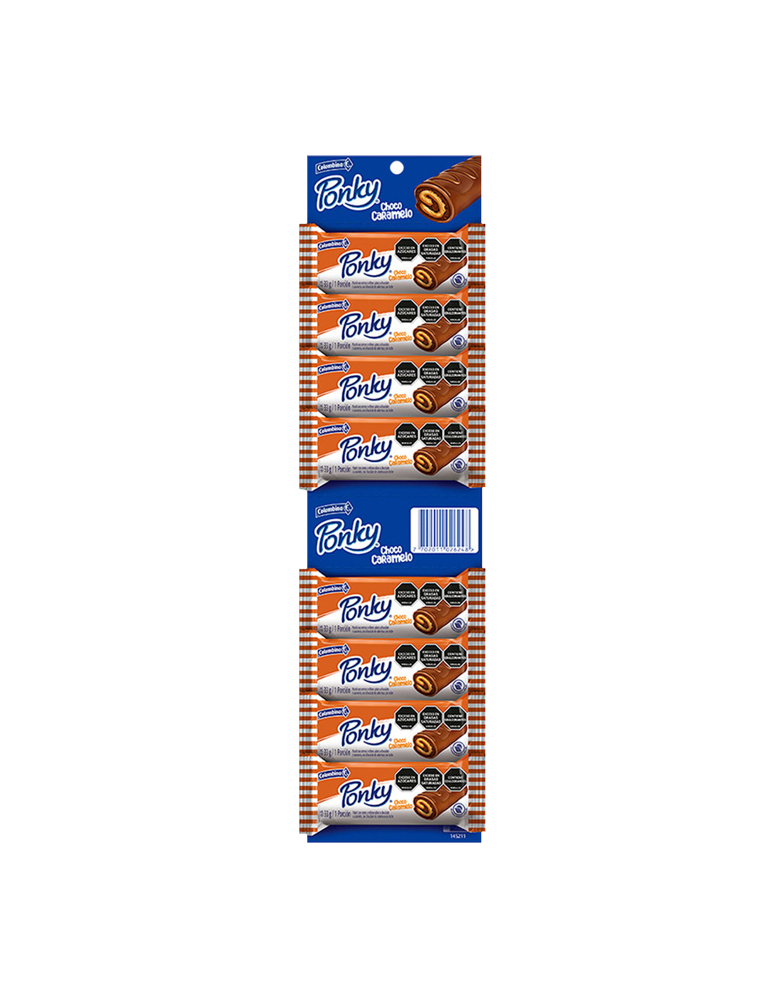 Cake Ponky Choco Caramelo x8