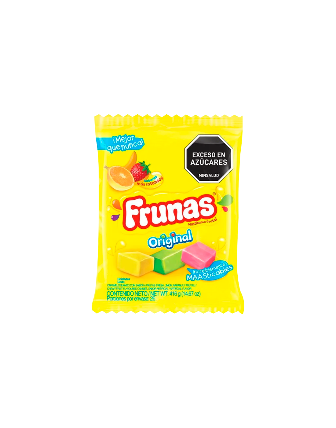 Caramelo Frunas Original Sabores Surtidos x26
