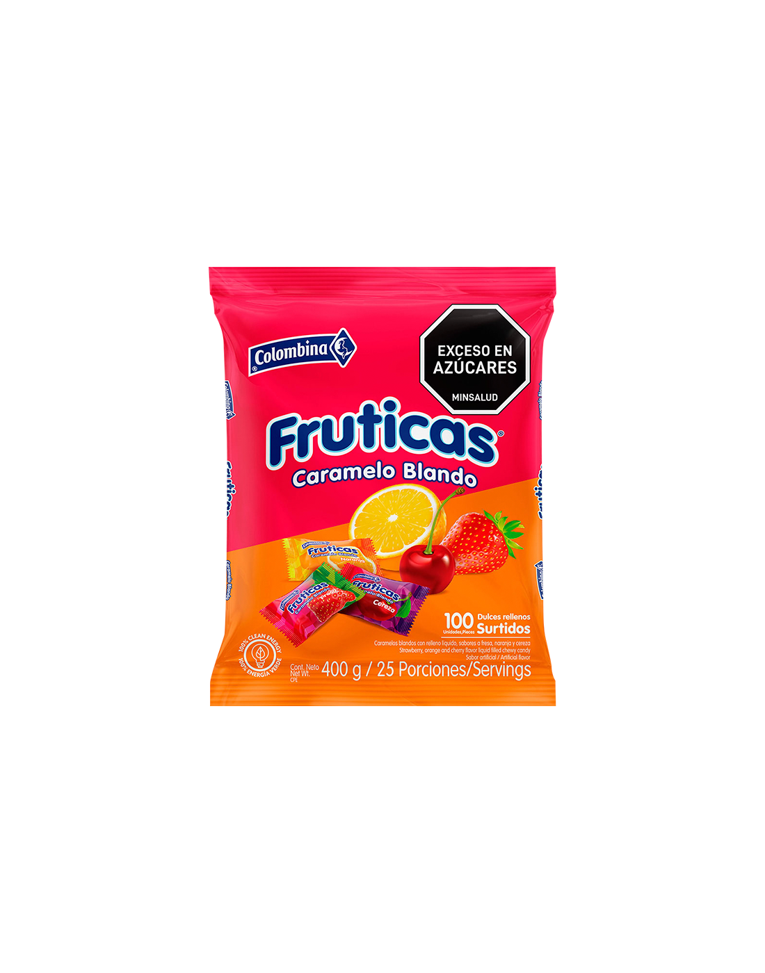 Caramelo Fruticas Caramelo Blando Surtido x100