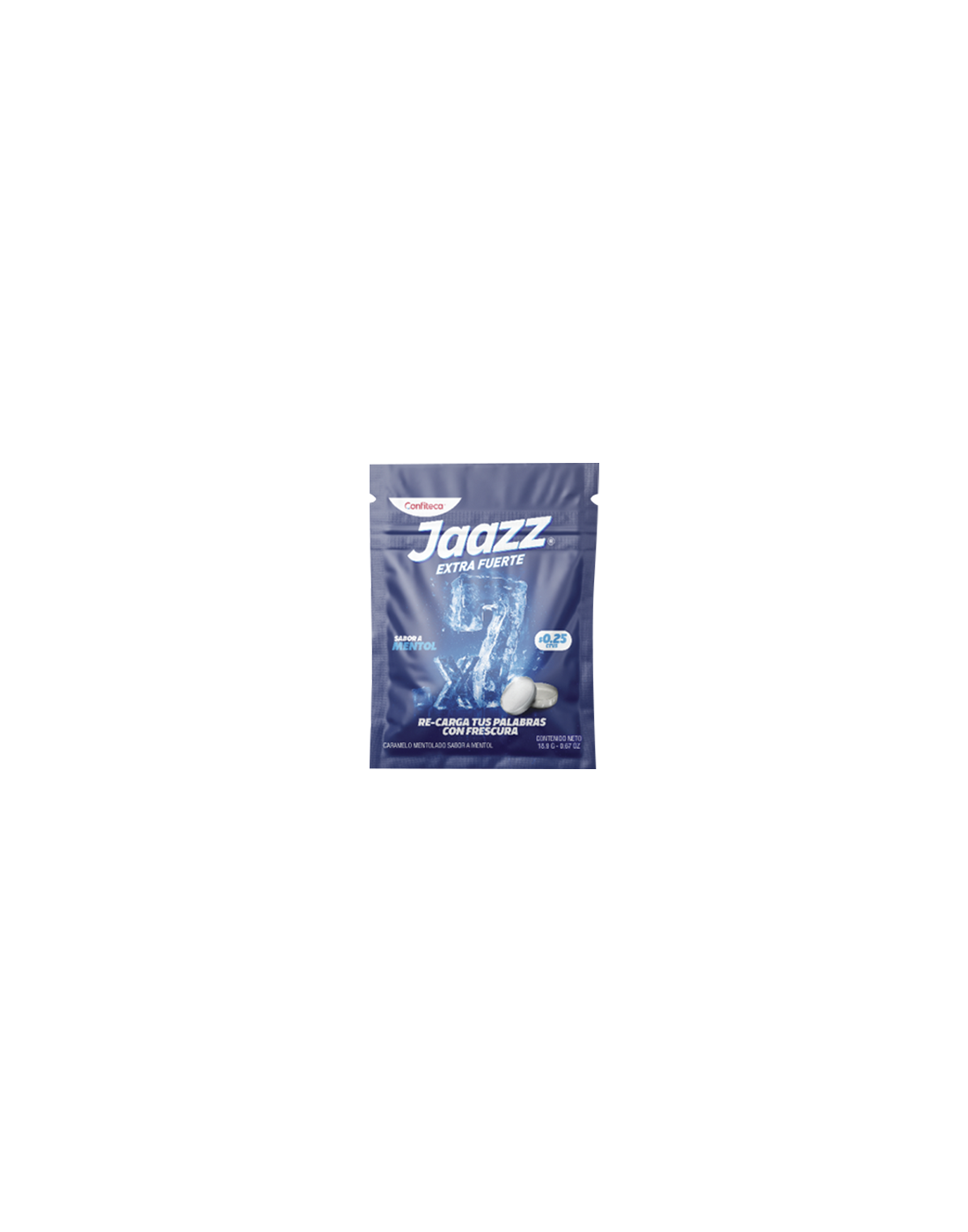 Caramelo Jaazz Extra Fuerte Mentol x18
