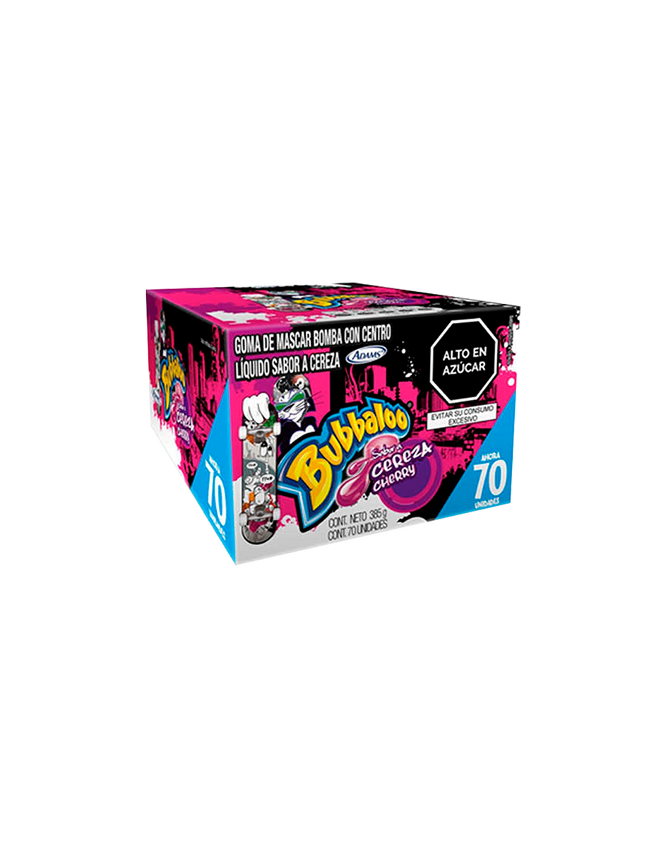 Chicle Bubbaloo Cereza x70