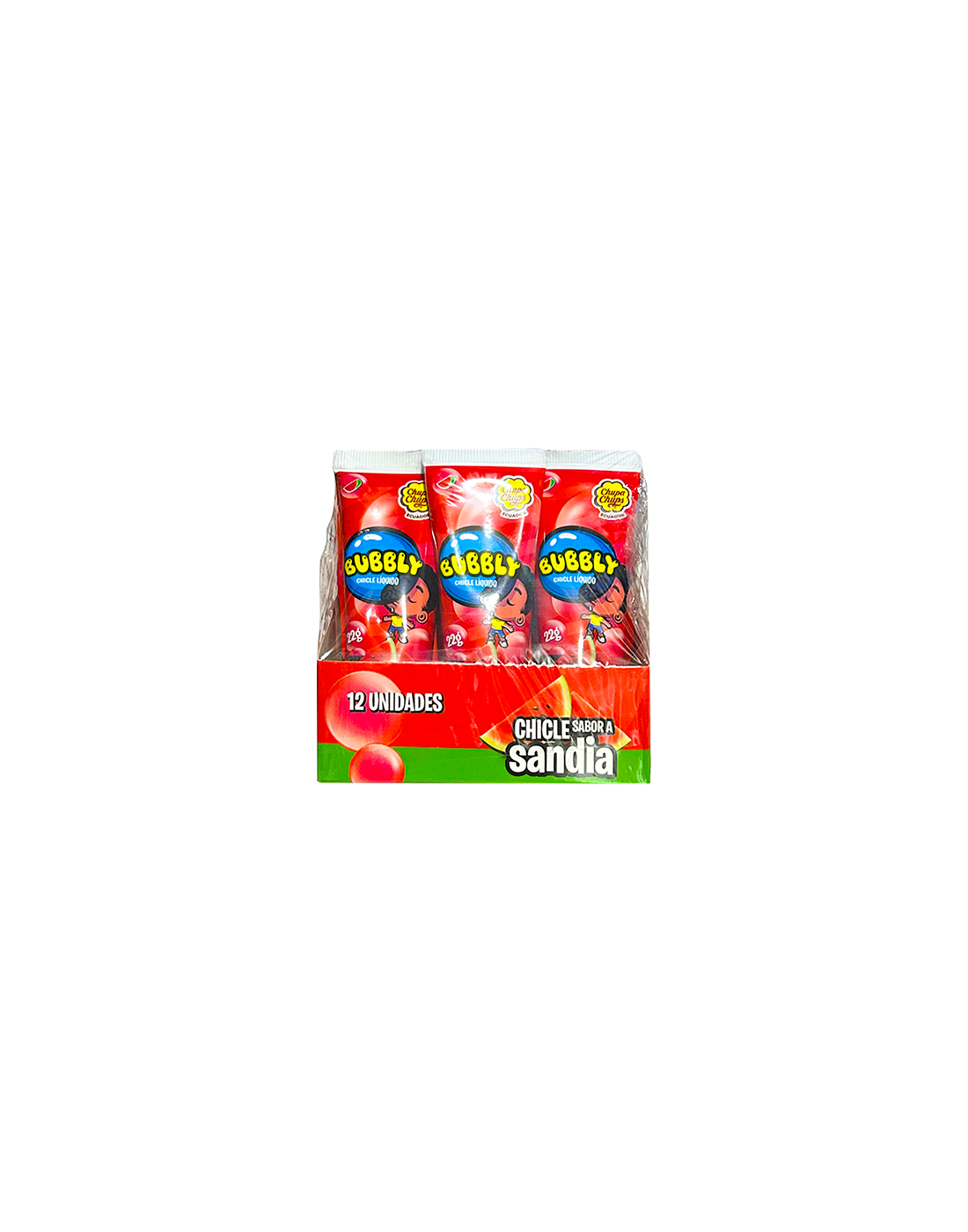 Chicle Bubbly Chicle Líquido Sandía x12
