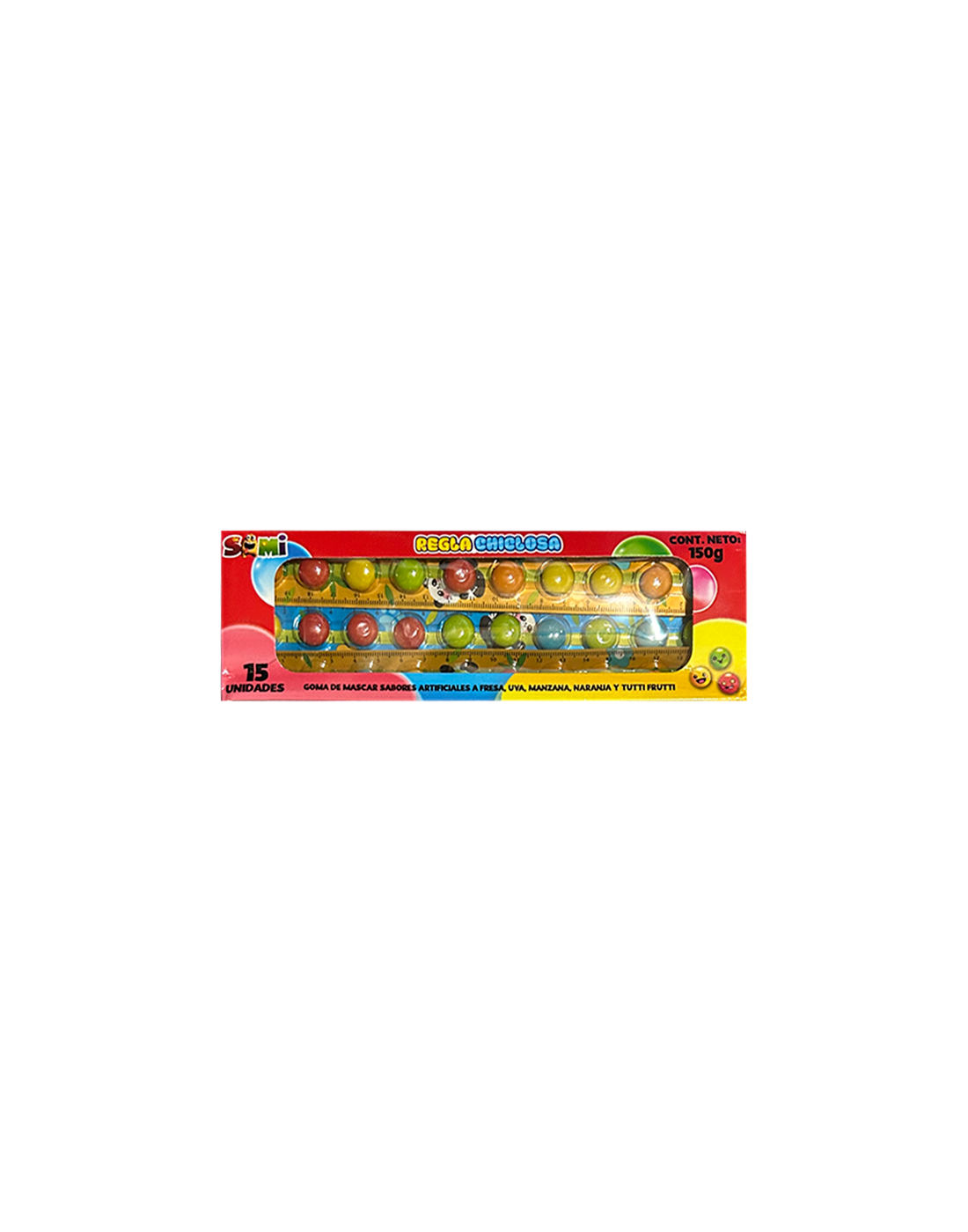 Chicle Regla Chiclosa Surtido x15
