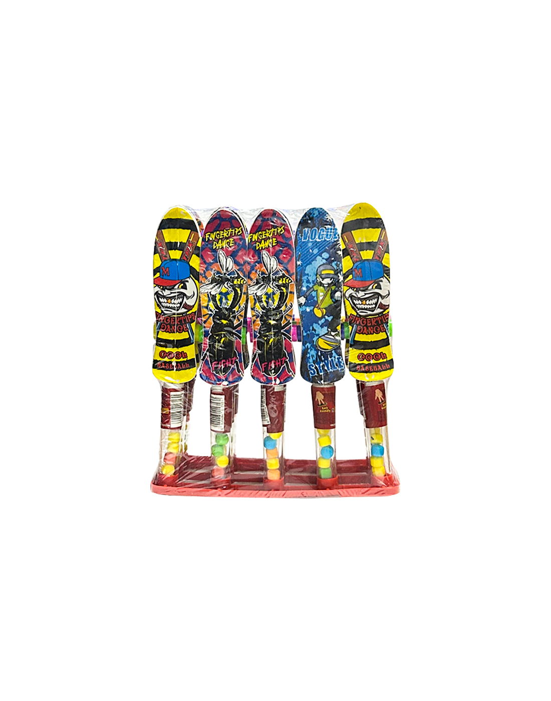 Chicle Toy Candy Patineta Sabores Surtidos x15