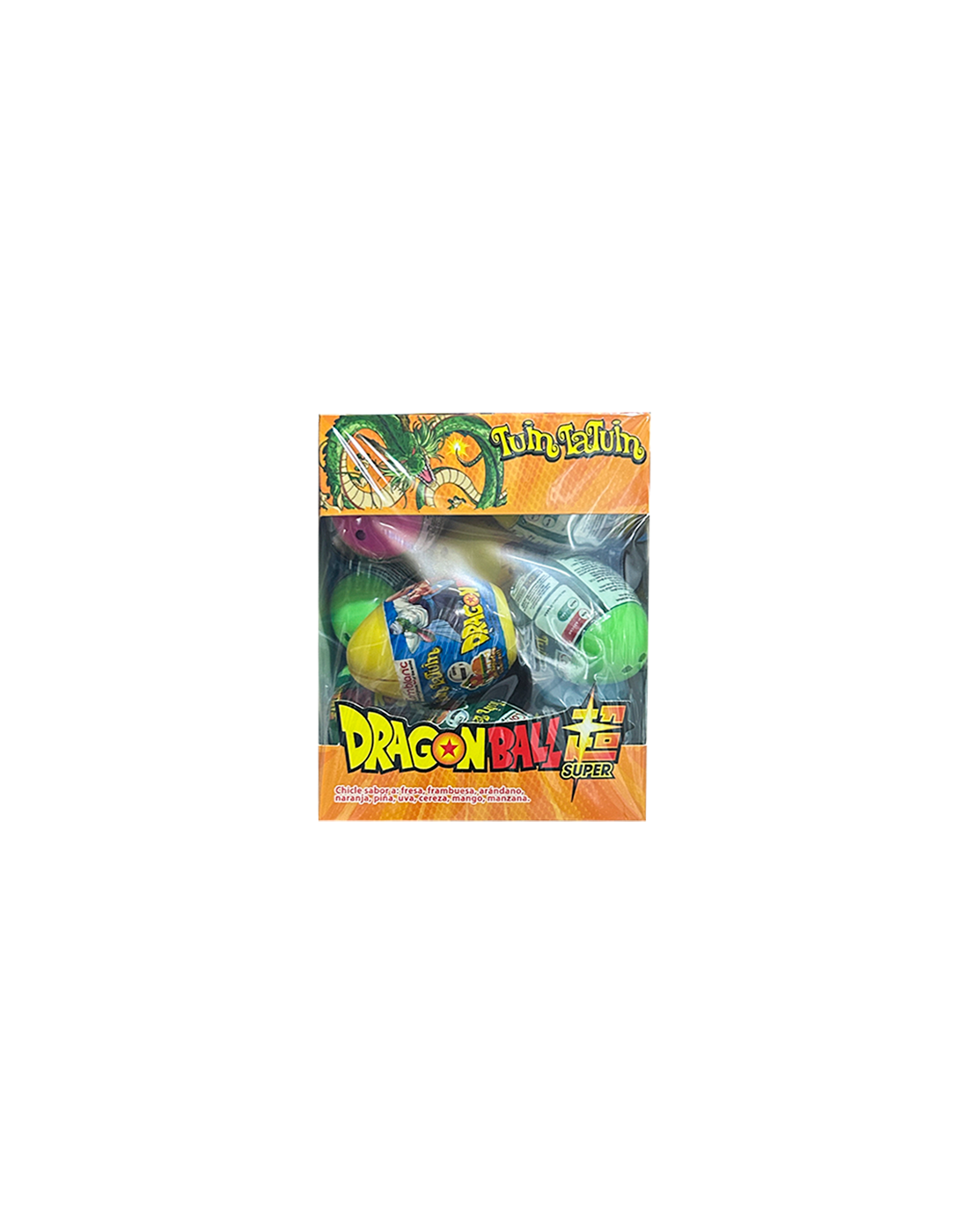 Chicle Tuin Tatuin Dragon Ball Super Huevito x15