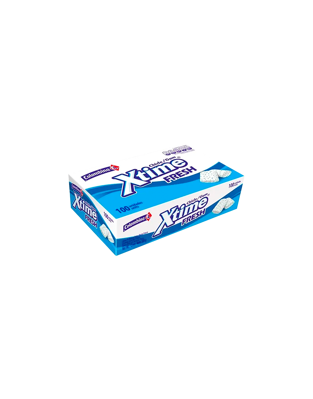 Chicles Xtime Fresh Menta x100